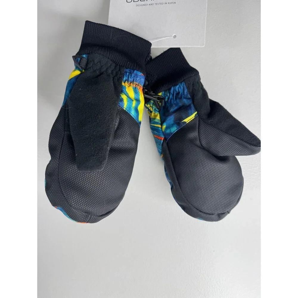 Obermeyer Kids' Thumbs Up Mitten in Sun Rays Youth Size XL 8 NWT